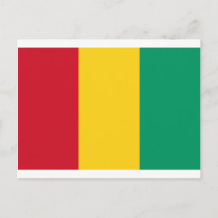 Carte Postale A bas prix ! Drapeau Guinée