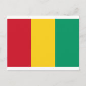 Carte Postale A bas prix ! Drapeau Guinée (Devant)
