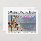 Carte postale à base de Martini Day de mai (Devant / Derrière)