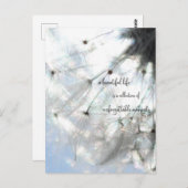 Carte Postale a beautiful life ... Graine de lion (Devant / Derrière)