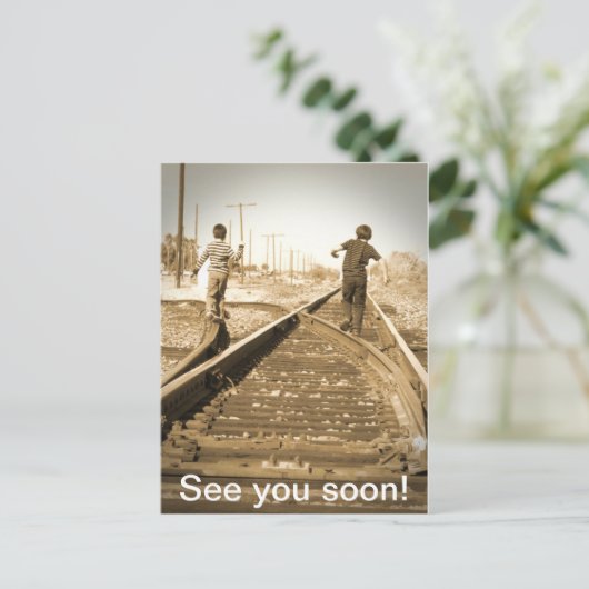 Carte Postale A bientôt ! (Debout devant)