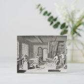 Carte Postale A bookmaker's workshop, from the 'encyclopedie (Debout devant)