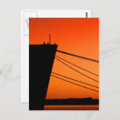 Carte Postale A bord de T.S. Kennedy (Devant / Derrière)