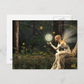 Carte postale à boule légère (Devant / Derrière)