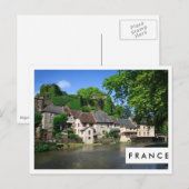 Carte postale à cadre blanc Segur-le-Château en Fr (Devant / Derrière)