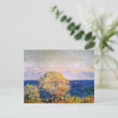 Carte Postale À Cap d'Antibes, vent mistral, (Debout devant)