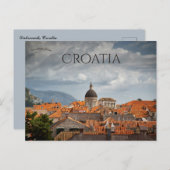 Carte Postale A Cloudy Day in Dubrovnik Croatia (Devant / Derrière)
