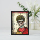 Carte postale à coeur cassé (Debout devant)