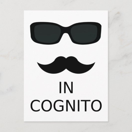 Carte Postale A Cognito (Devant)