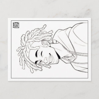 Carte postale à colorier | Locs