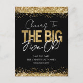 Carte postale à conserver pour les 50 ans en or et (Devant)