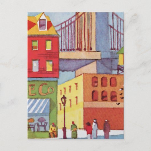 Carte Postale À côté du pont (Devant)