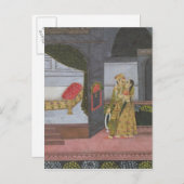 Carte Postale A Couple, illustration de 'Malavi Ragini' (Devant / Derrière)