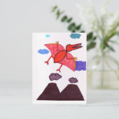 Carte Postale A dinosaur (Debout devant)