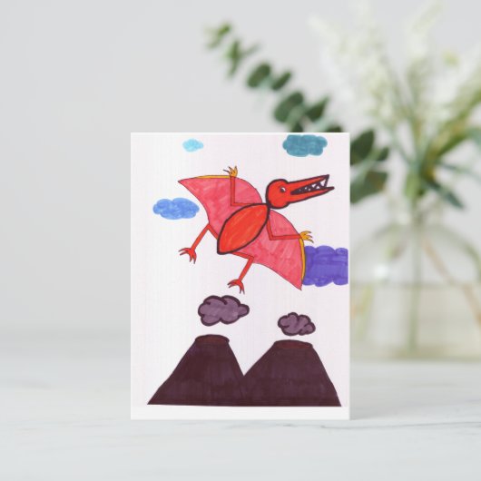 Carte Postale A dinosaur (Debout devant)