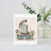 Carte Postale A Distiller, plate 24 from 'The Costume of China', (Debout devant)