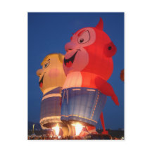 Carte postale à éclat de ballon