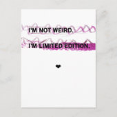 Carte postale à édition limitée (Devant)