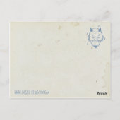 Carte Postale A est pour Arson (Dos)