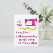 Carte Postale À faire (Debout devant)