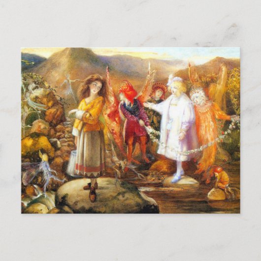 Carte Postale À Fairyland John Anster Fitzgerald (Devant)