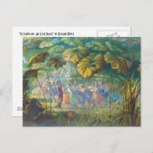 Carte Postale À Fairyland : Une Danse Elfin (Devant / Derrière)