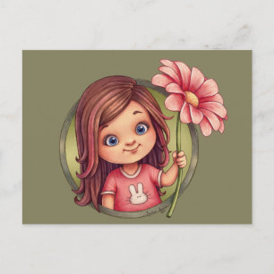 Carte Postale A flower for You