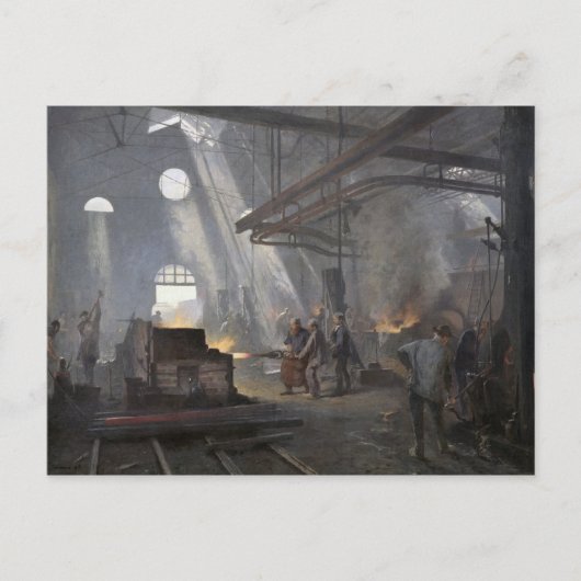 Carte Postale A Forge, 1893 (Devant)