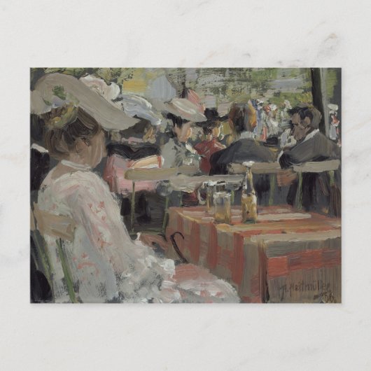 Carte Postale A Garden Restaurant, 1906 (Devant)