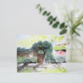 Carte Postale A Gate - Englis House Estate, Ann Arbor MI (Debout devant)