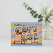 Carte postale à grande lettre de Cape Cod (Debout devant)