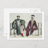 Carte Postale A Greek Priest and a Turk, gravée par le Thierry (Devant / Derrière)
