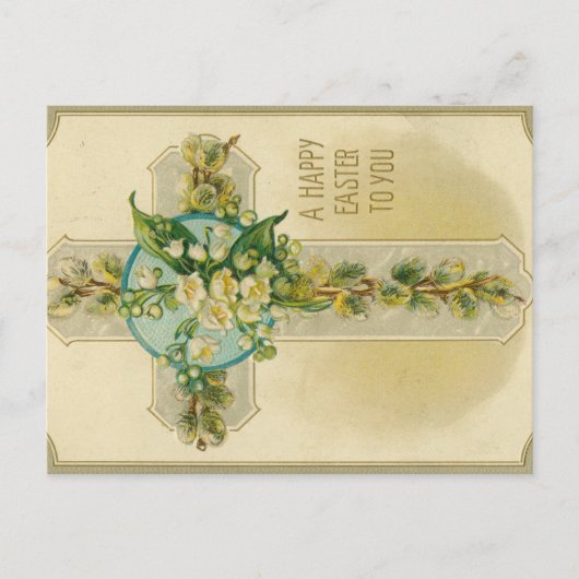 Carte Postale A Happy Easter to You - Antique Postcard,  (Devant)
