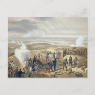 Carte Postale A Hot day in the Batteries, plate from 'The Seat o