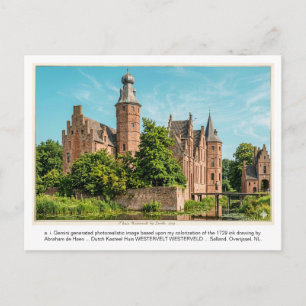 Carte Postale a. i. Gemini a généré Kasteel WESTERVELT.