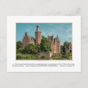 Carte Postale a. i. Gemini a généré Kasteel WESTERVELT.