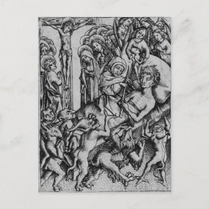 Carte postale à illustration classique