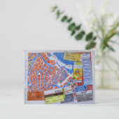 Carte Postale A is for Amsterdam postcard (Debout devant)