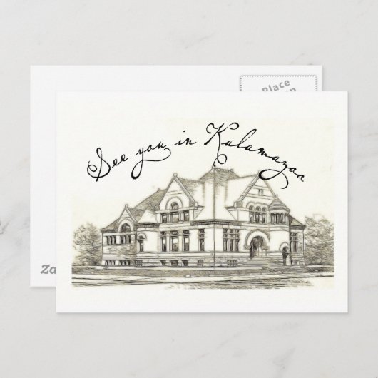 Carte Postale À Kalamazoo (Devant / Derrière)