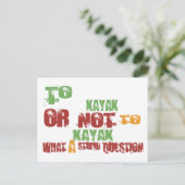 Carte Postale À Kayak (Debout devant)