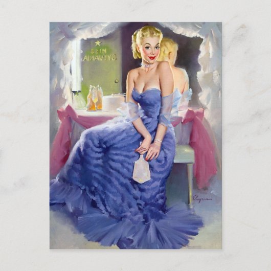 Carte Postale À la broche miroir vers le haut (Devant)