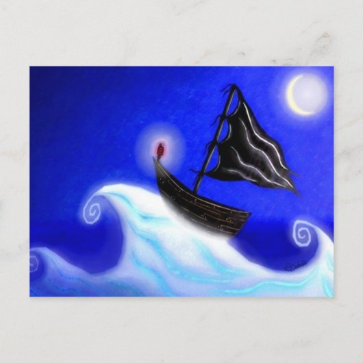 Carte Postale À la dérive (Devant)