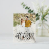 Carte Postale À LA Dernière COULEUR MODIFIABLE Enregistrer La Da (Debout devant)