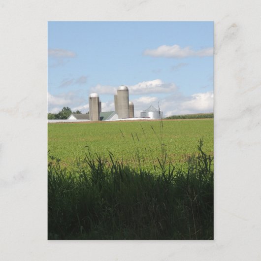 Carte Postale À la ferme (Devant)