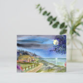 Carte Postale À la lumière de la lune argentée (Debout devant)