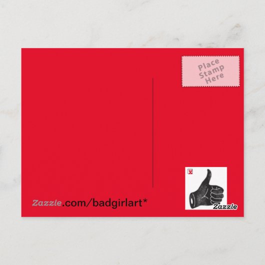 Carte postale à la maison (Dos)