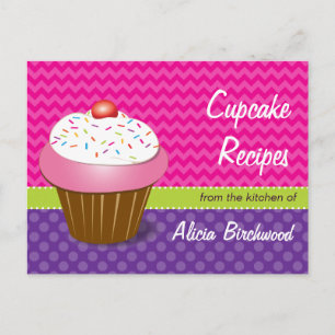 Carte postale à la mode Cupcake Recette