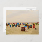 Carte postale À la plage (Devant / Derrière)