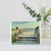Carte Postale À la plage (Debout devant)