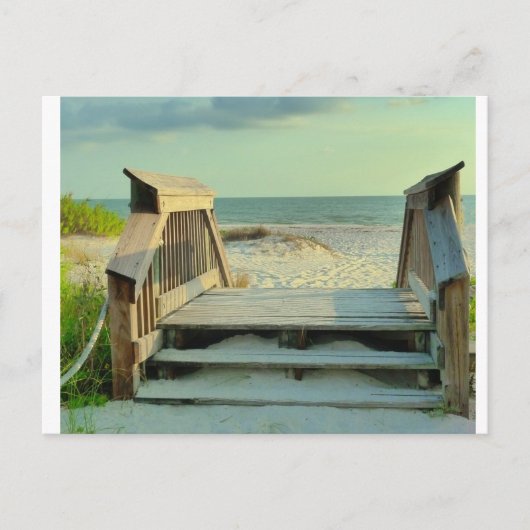 Carte Postale À la plage (Devant)